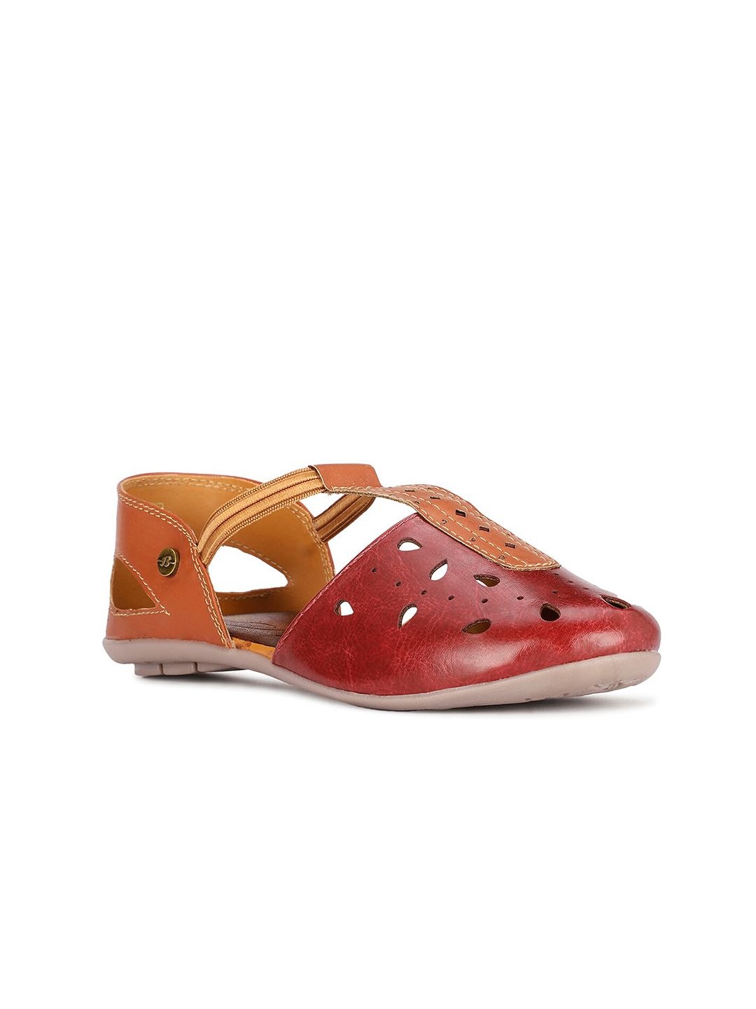 Bata Laser Cuts T-Strap Flats Flats