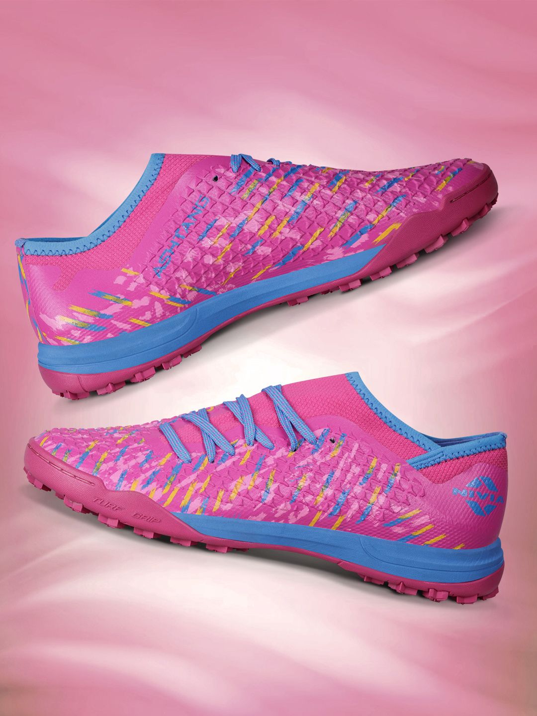 NIVIA NIVIA Ashtang 2.0 Turf Shoes with Soft TPU and Knitted Collar Rib with Moulded EVA Insole