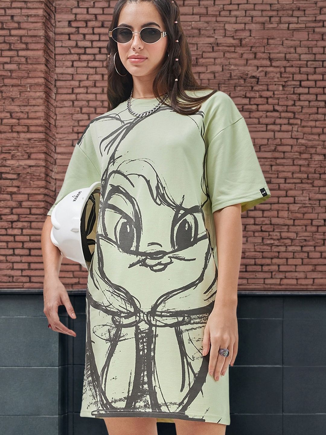 looney tunes t shirt dress INTIMO Looney Tunes Womens' Characters Bugs Bunny Nightgown Sleep Pajama Dress (X-Small) Grey at Amazon Women's Clothing store