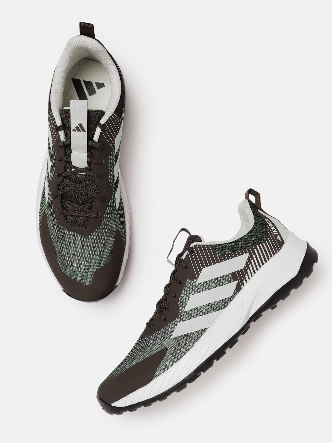 Buy ADIDAS Men Woven Design Round-Toe Glimph V2 Trekking Shoes