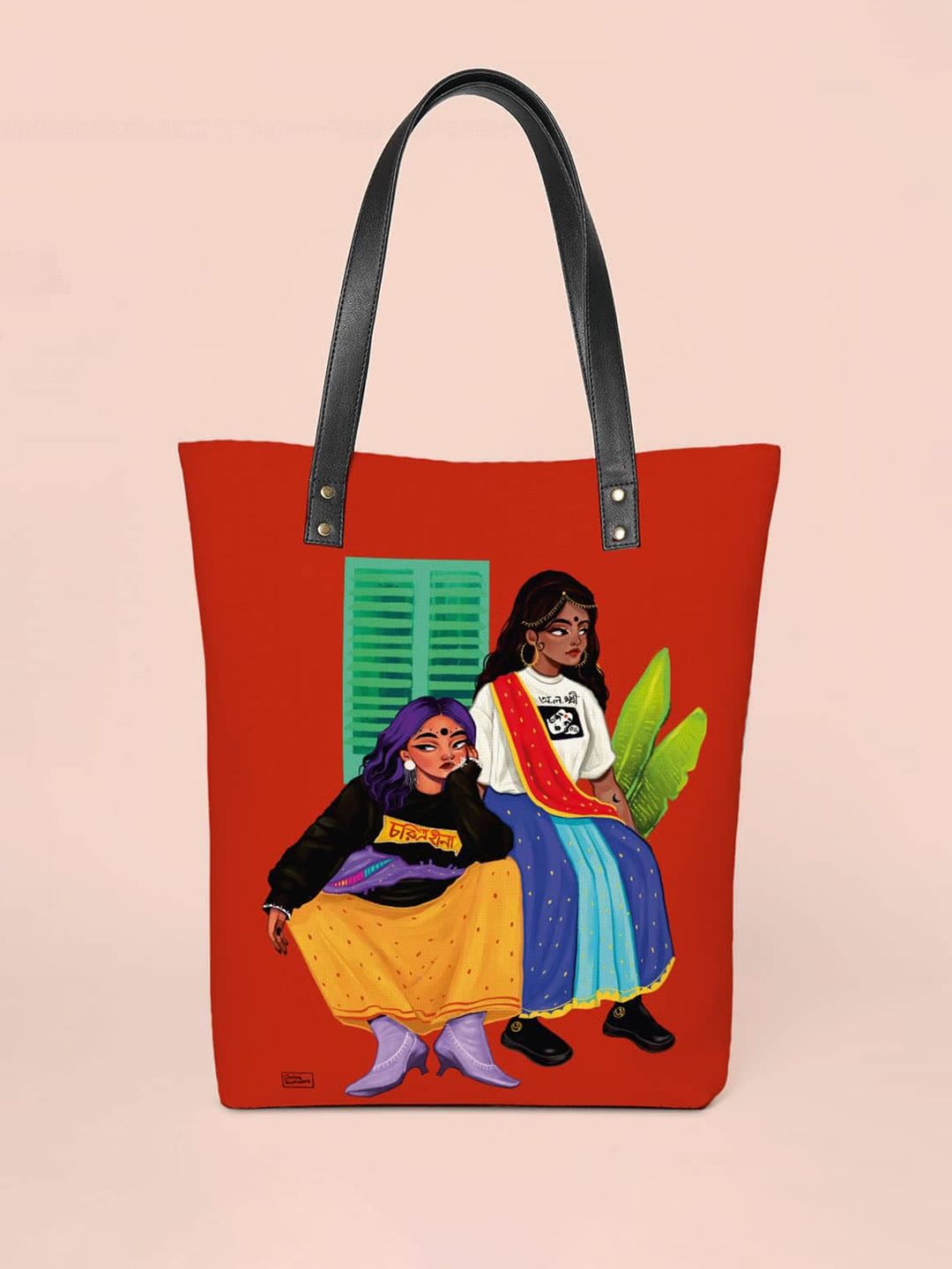 Buy Lychee bags Printed Canvas Tote Bag - Handbags for Women