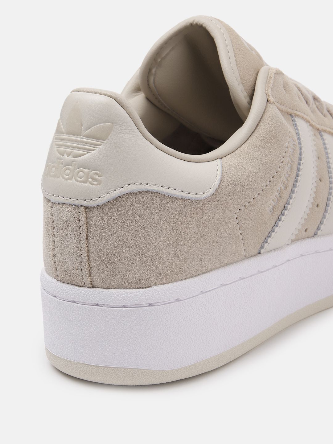 adidas gazelle silver green womens adidas Originals SAMBA XLG Samba Suede Platform Sneakers ID3913 Thick-