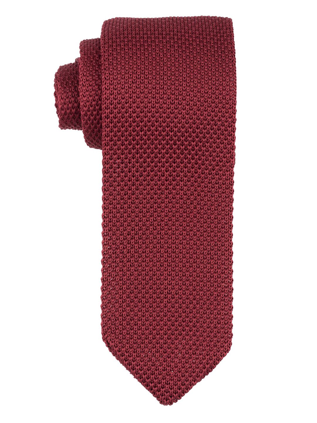 The Tie Hub Woven Designed Skinny Tie