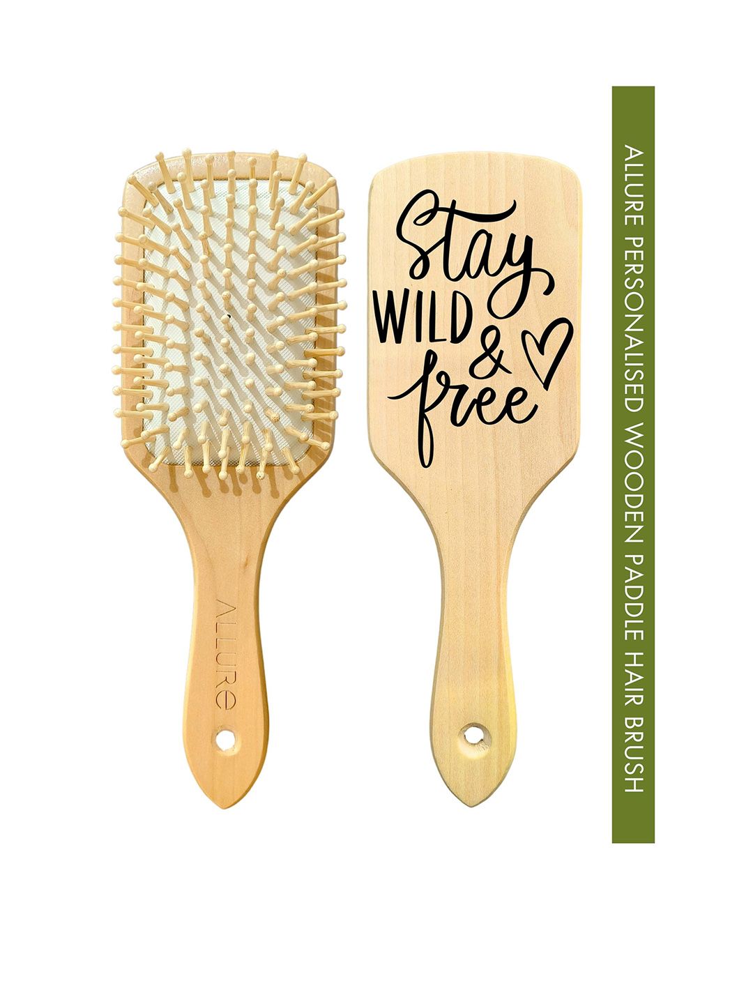 ALLURE Stay & Free Printed Paddle Hair Brush