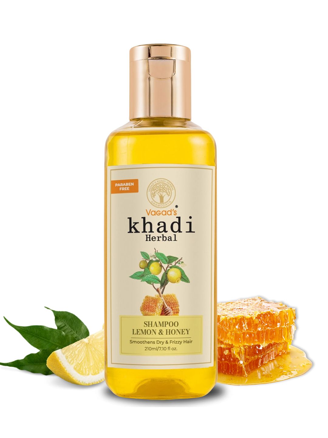 Vagads Herbal Lemon & Honey Shampoo - 210ml