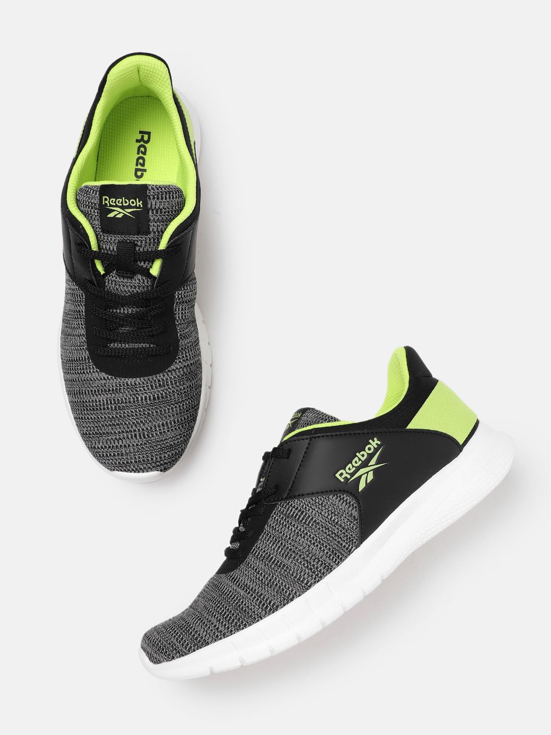 Reebok Men Woven Design Genesis Runner Shoes