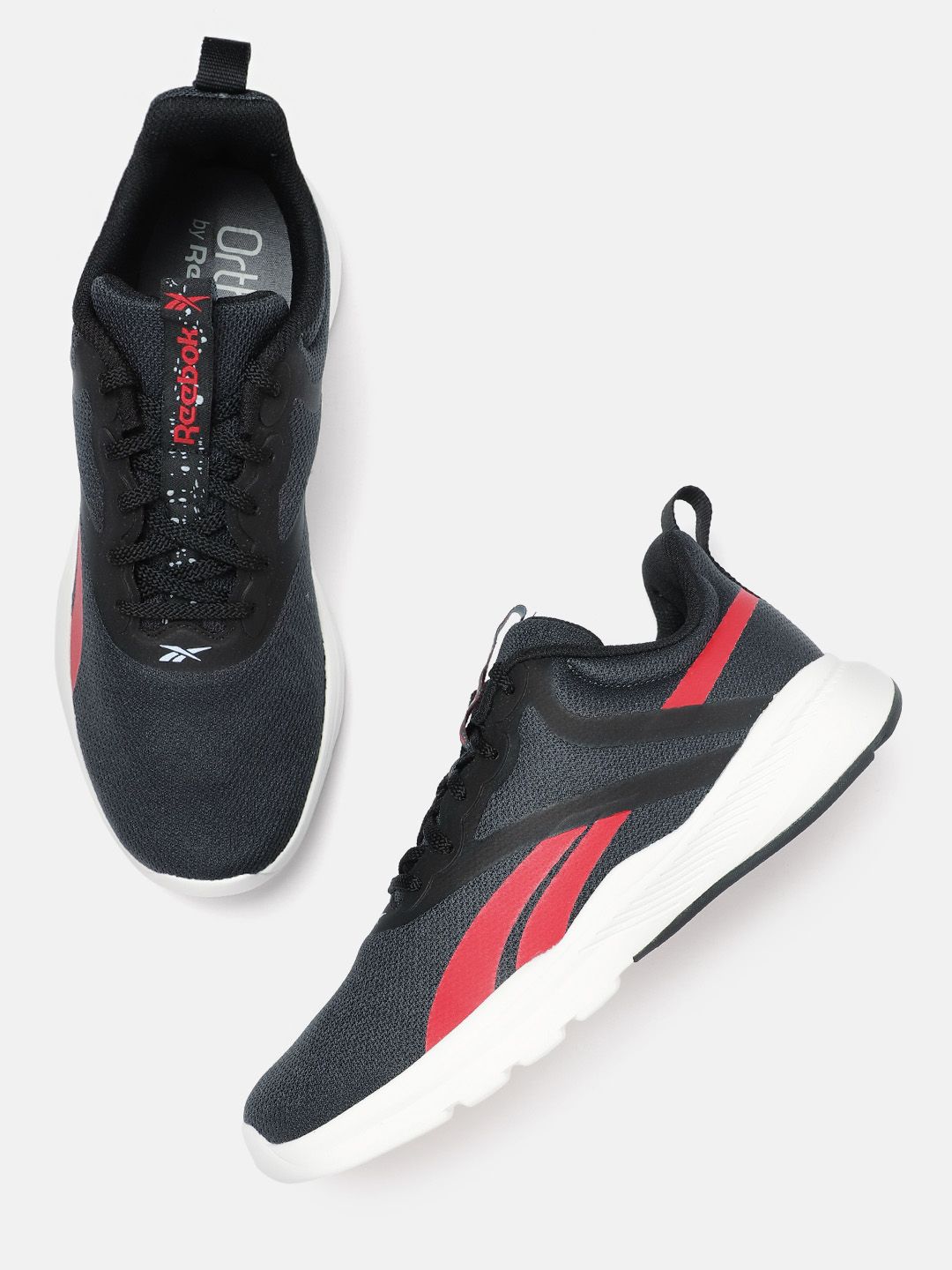 Reebok Men Woven Design Amplified Runner Shoes