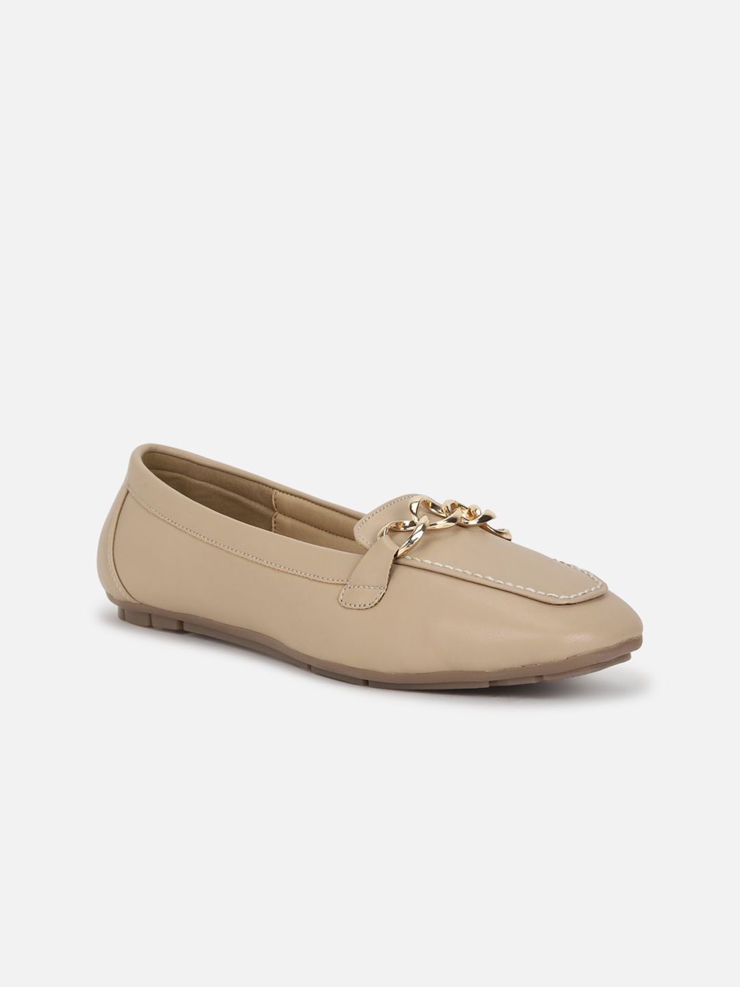 Allen Solly Woman Round Toe Horsebit Loafers