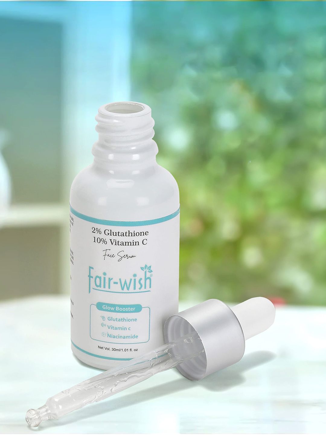 Buy Fair Wish 2% Glutathione 10% Vitamin C Glowing Face Serum For Radiant  Bright Skin - 30ml - Serum and Gel for Unisex 26632452