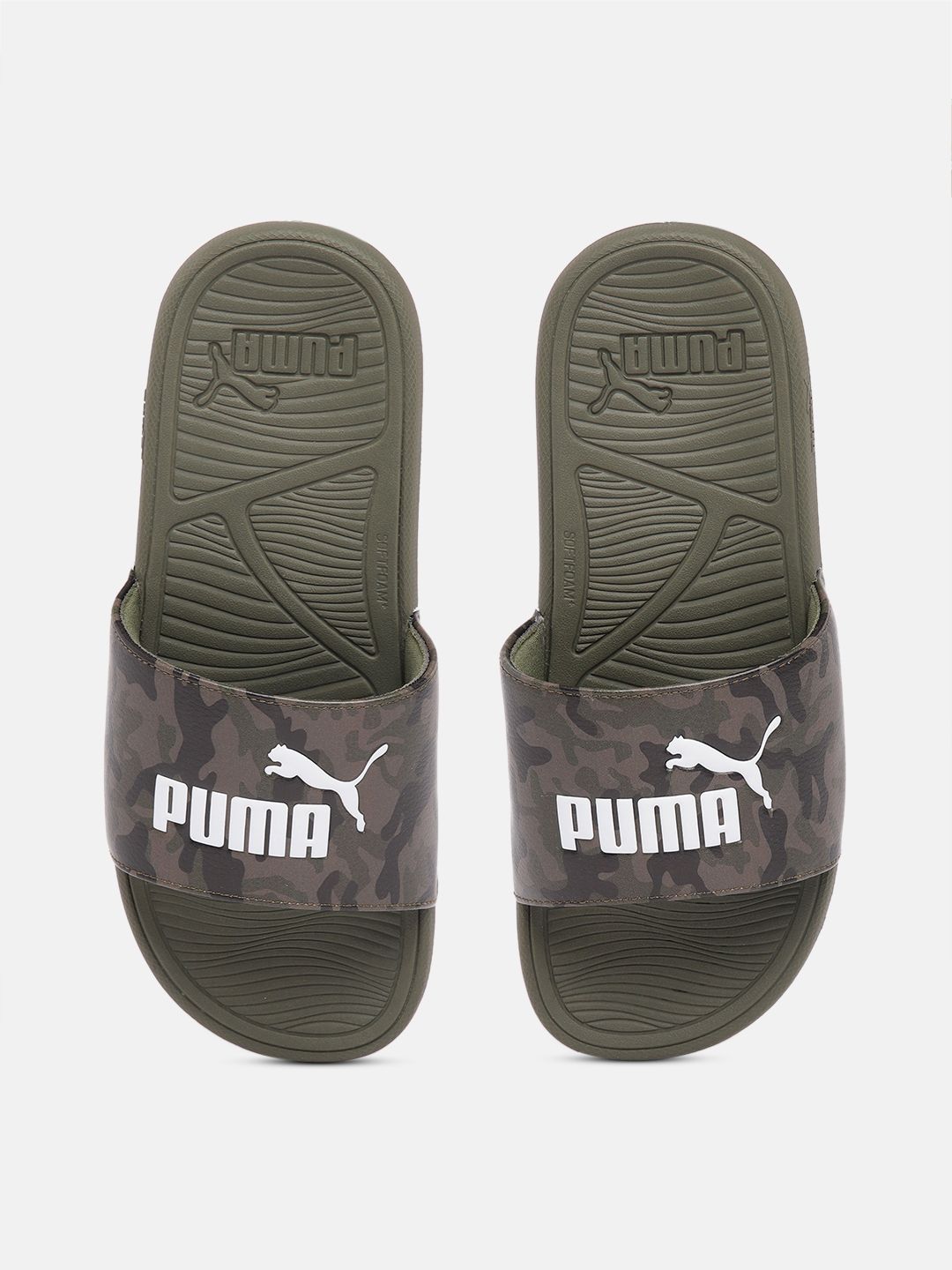 Puma Unisex Cool Cat 2.0 Camo Printed Sliders