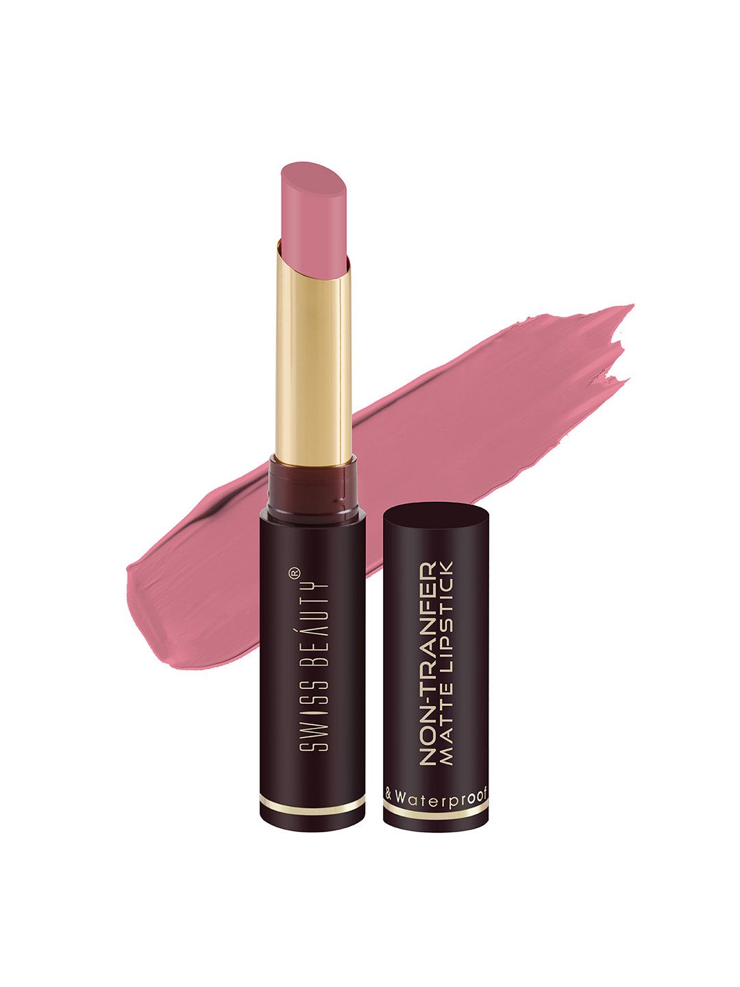 SWISS BEAUTY Smooth & Waterproof Non-Transfer Matte Lipstick - Lilac Blush 29