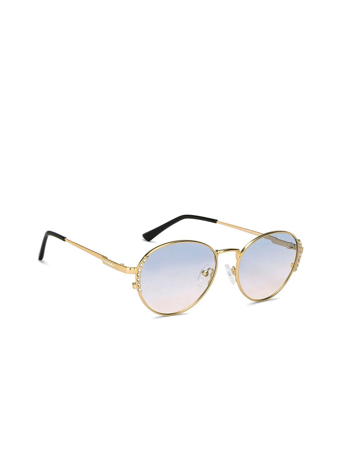 Vincent Chase by Lenskart Women Round Sunglasses with Polarised and UV Protected Lens 212893-Blue
