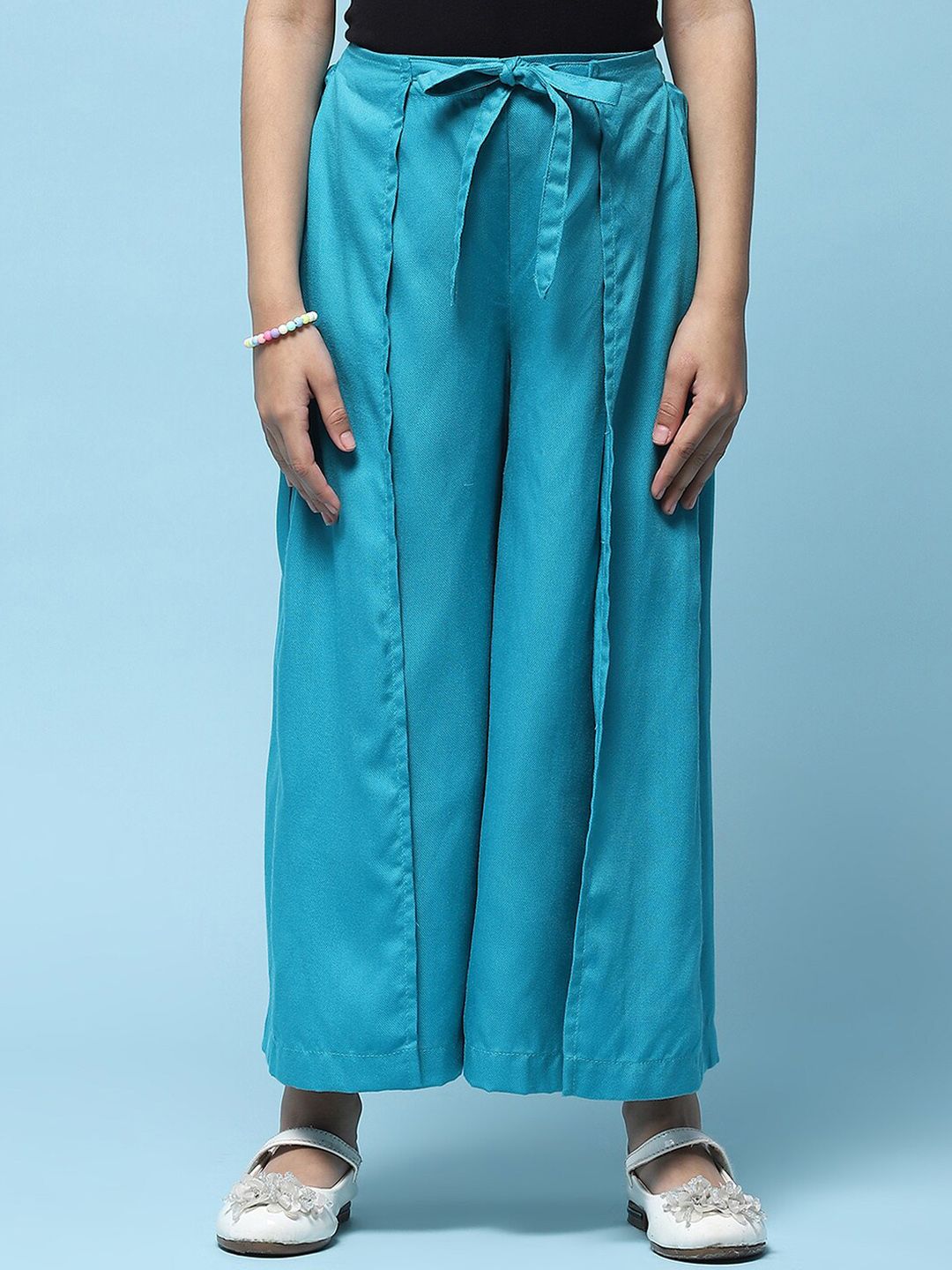 Biba Girls Straight Mid-Rise Cotton Palazzos