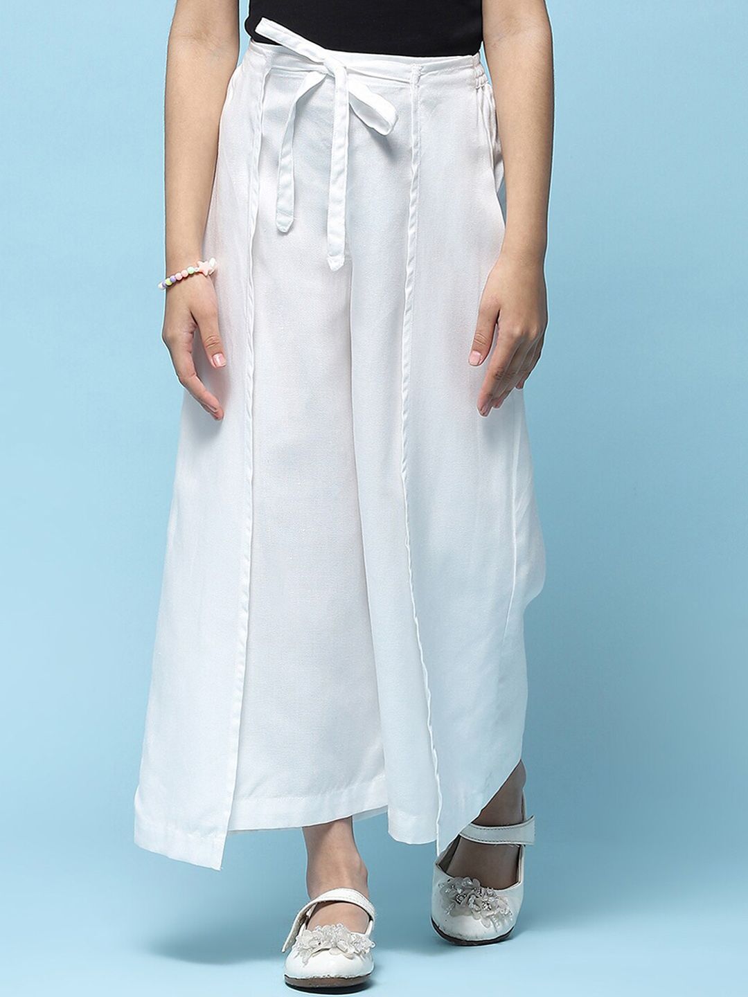 Biba Girls Straight Mid-Rise Cotton Palazzos