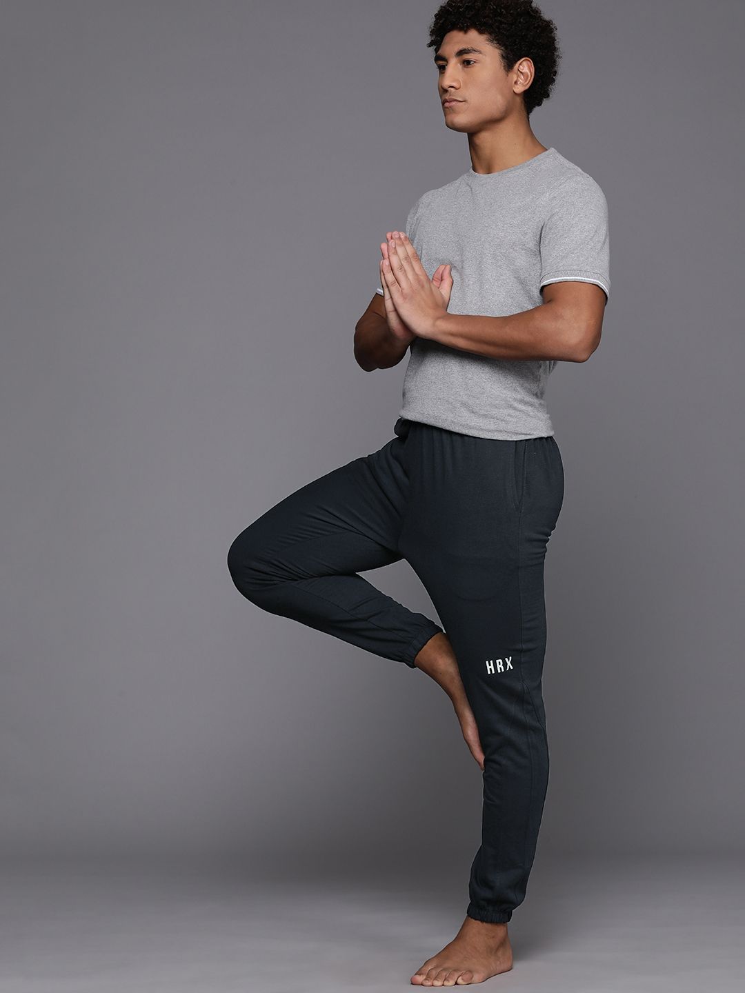 HRX by Hrithik Roshan Men Yoga Rapid-Dry Joggers