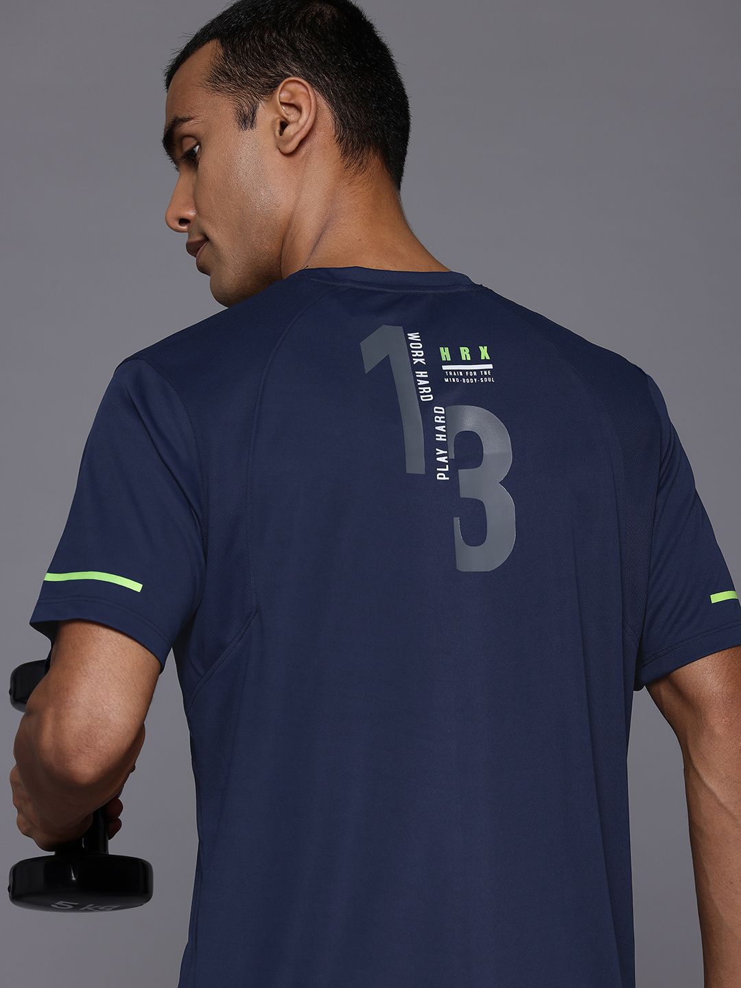 HRX by Hrithik Roshan Rapid Dry Printed Training T-shirt