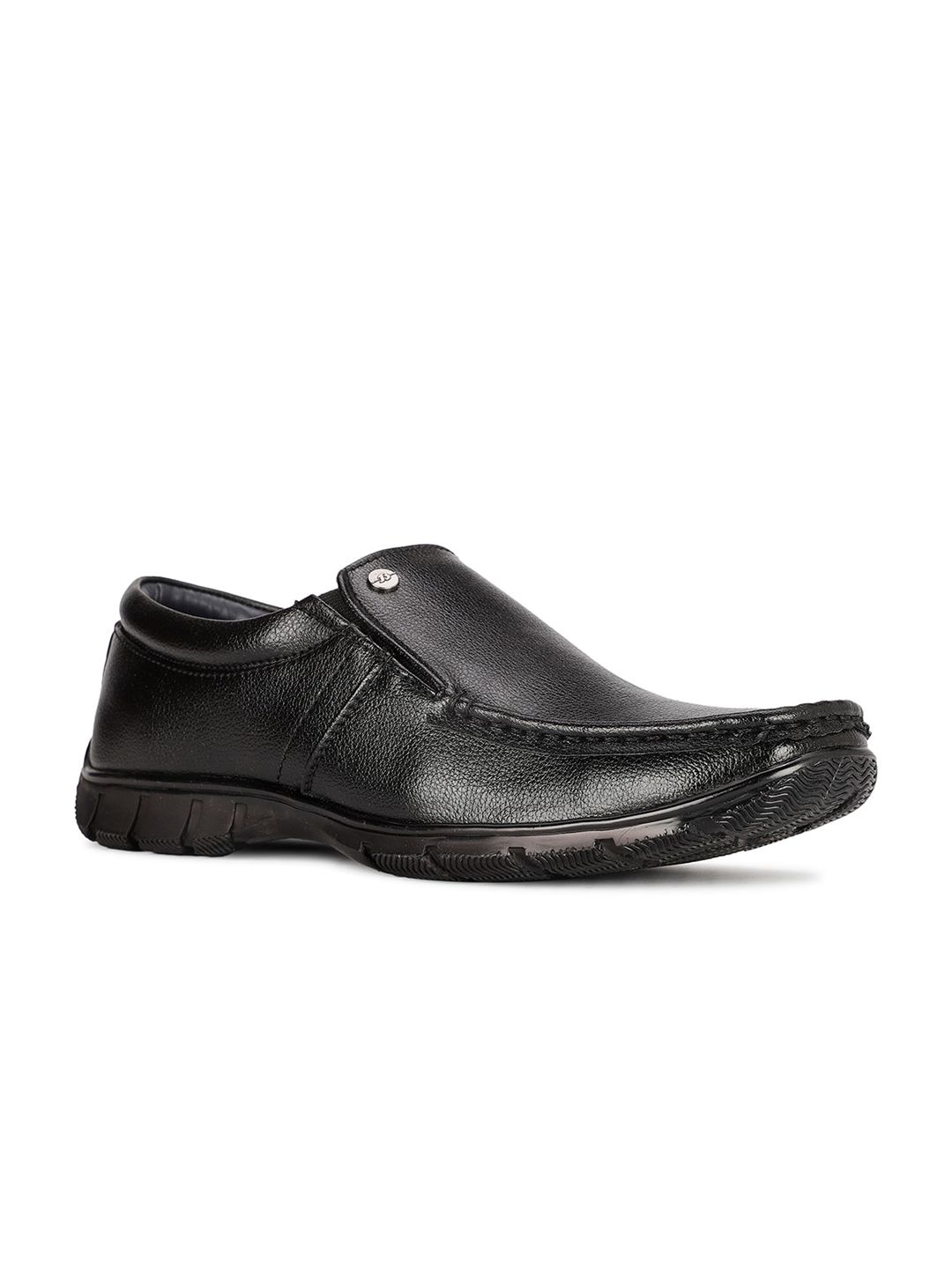 Bata Men Textured Formal Slip-On Shoes