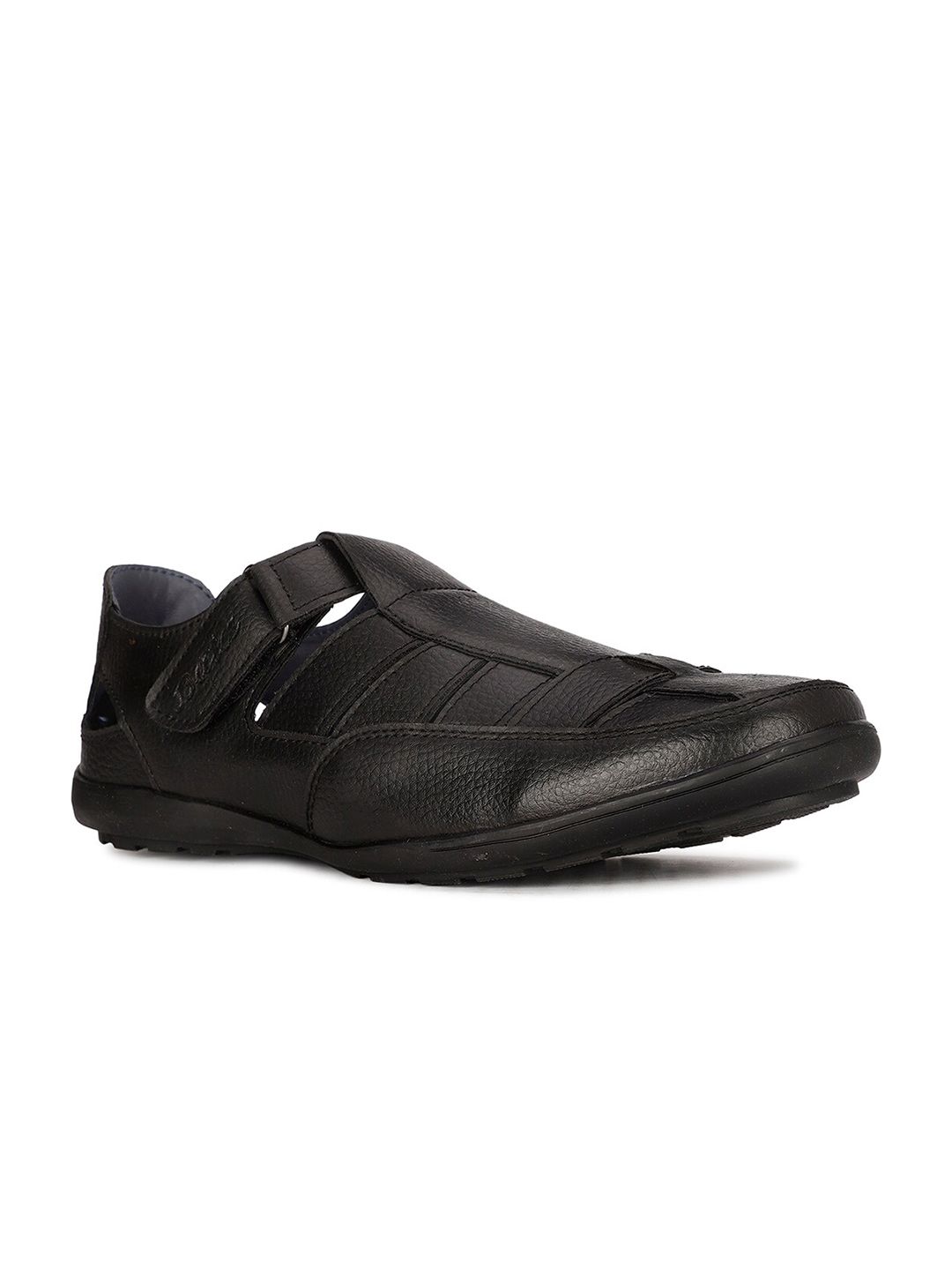 Bata Men Textured Shoe-Style Sandals