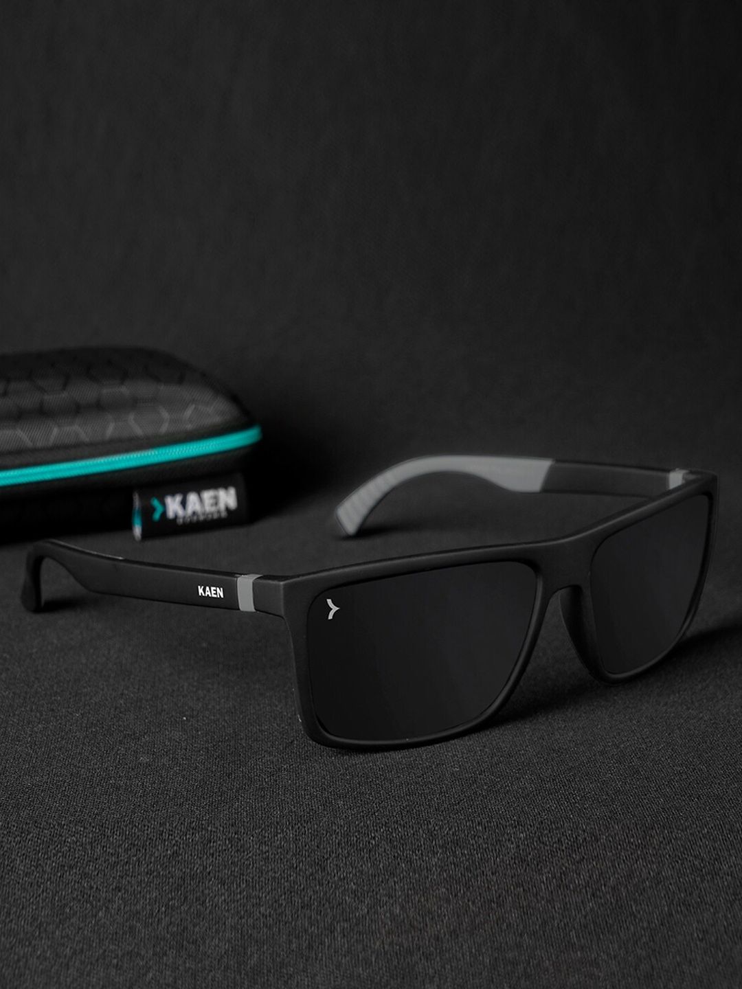 KAEN EYEWEAR Unisex Square Sunglasses with Polarised Lens KASKari