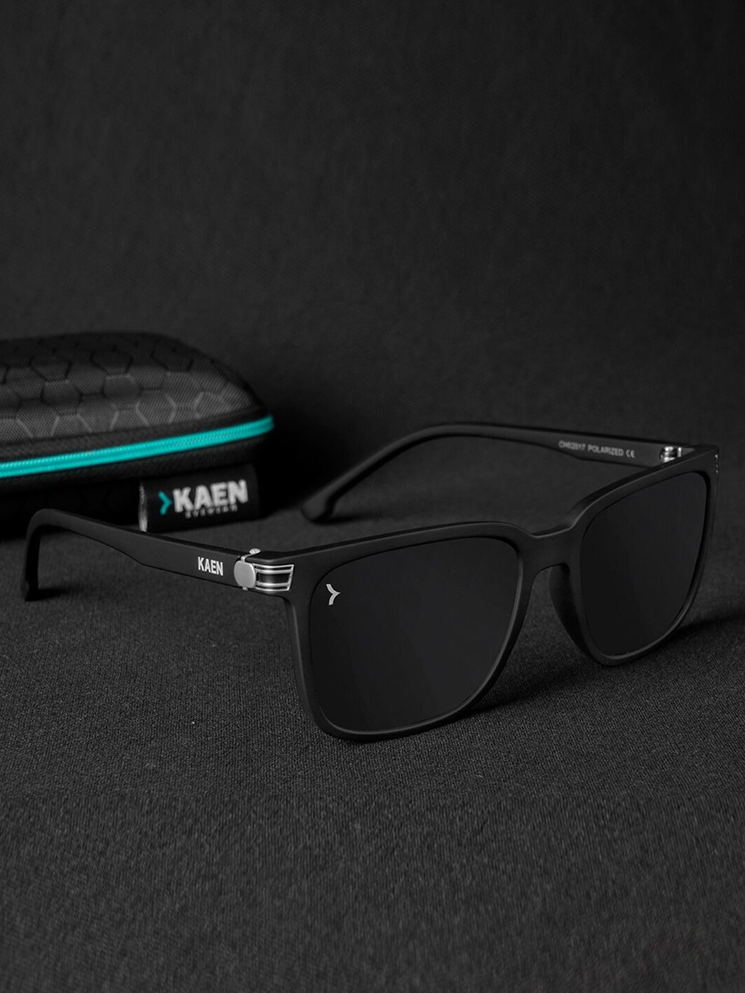 KAEN EYEWEAR Unisex Square Sunglasses with Polarised Lens KASKoby