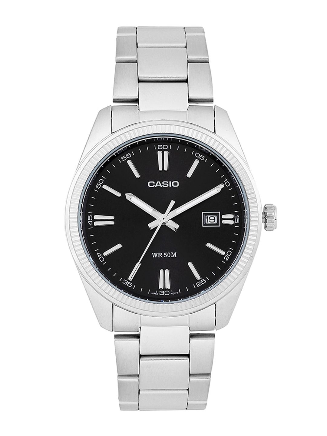 Buy CASIO Men Textured Dial Bracelet Style Straps Analogue