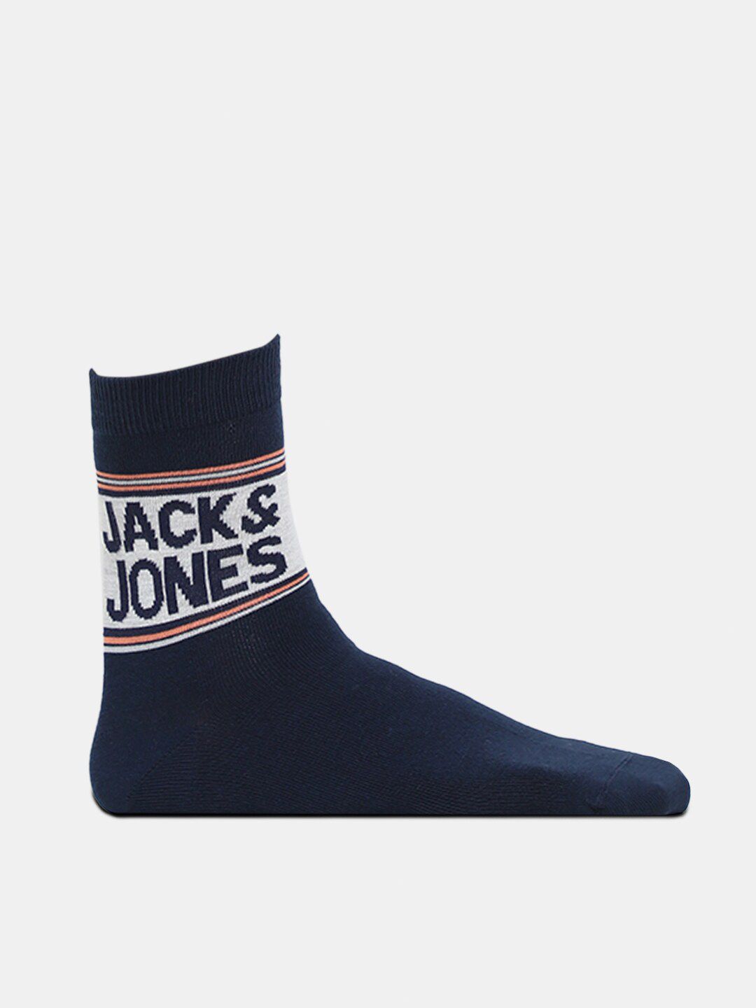 Jack & Jones Men Pack Of 2 Patterned Calf Length Socks
