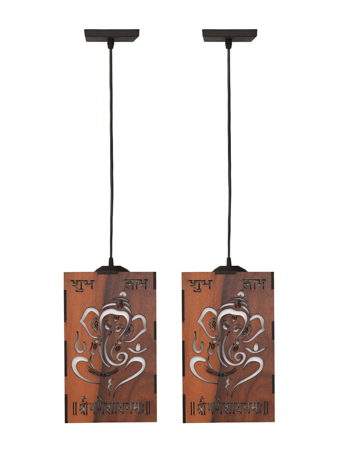 Gojeeva Brown Traditional Ceiling Lamp