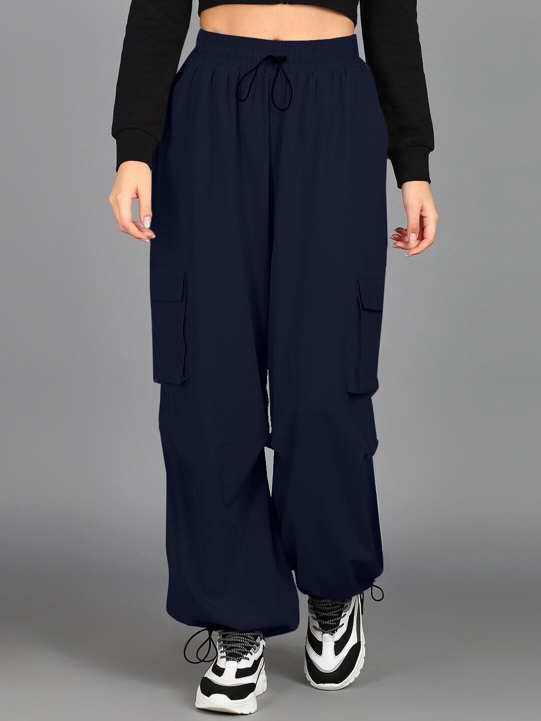 Roadster Women High-Rise Parachute  Trousers Price in India