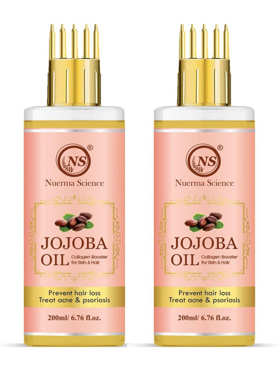 Nuerma Science 2-Pcs Jojoba Oil For Hair Loss - 200ml Each