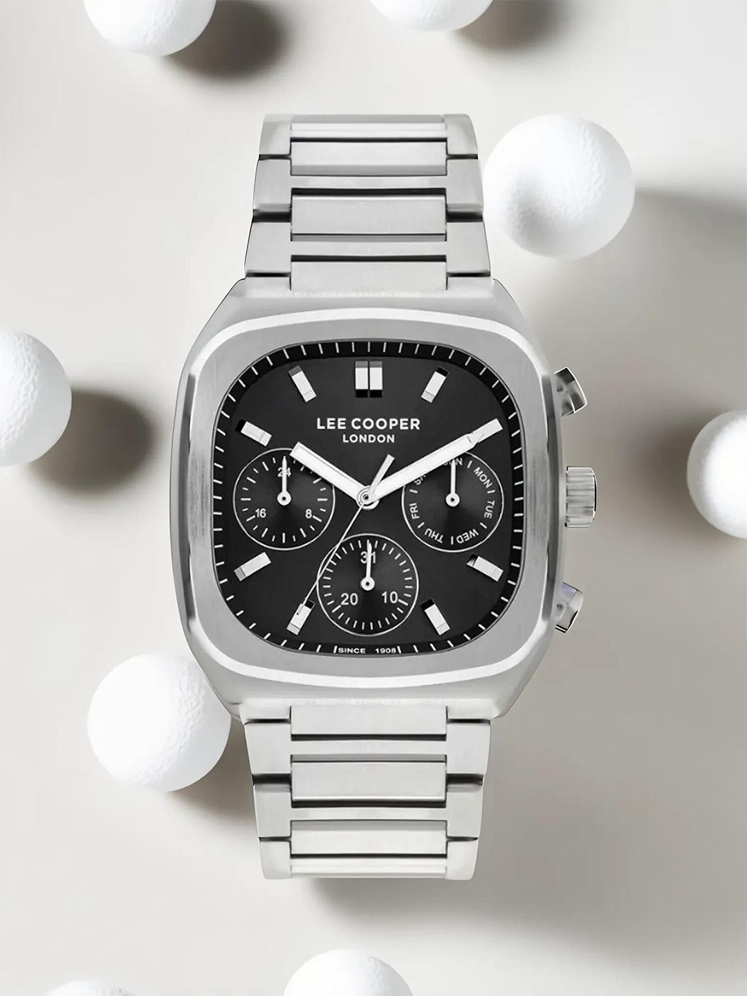 Buy Lee Cooper Men Stainless Steel Bracelet Style Analogue Multi