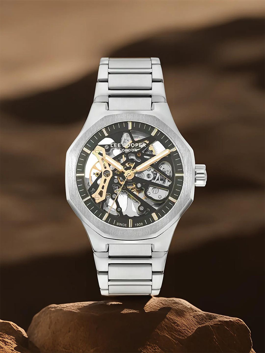 Buy Lee Cooper Men Bracelet Style Straps Reset Time Analogue Watch