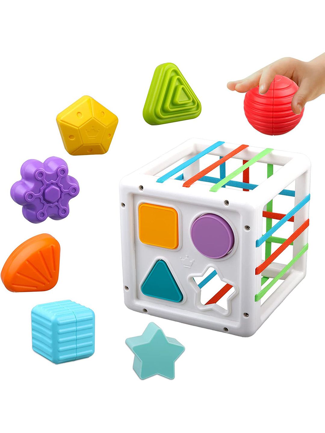 OPINA Kids Shape Sorter Montessori Toys and Games