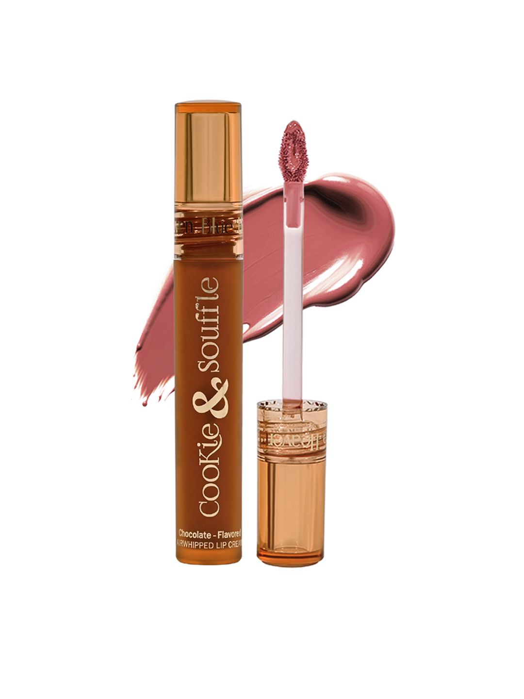 Blue Heaven Cookie & Souffle Chocolate-Flavor Airwhipped Liquid Lipstick - Choco Swirl