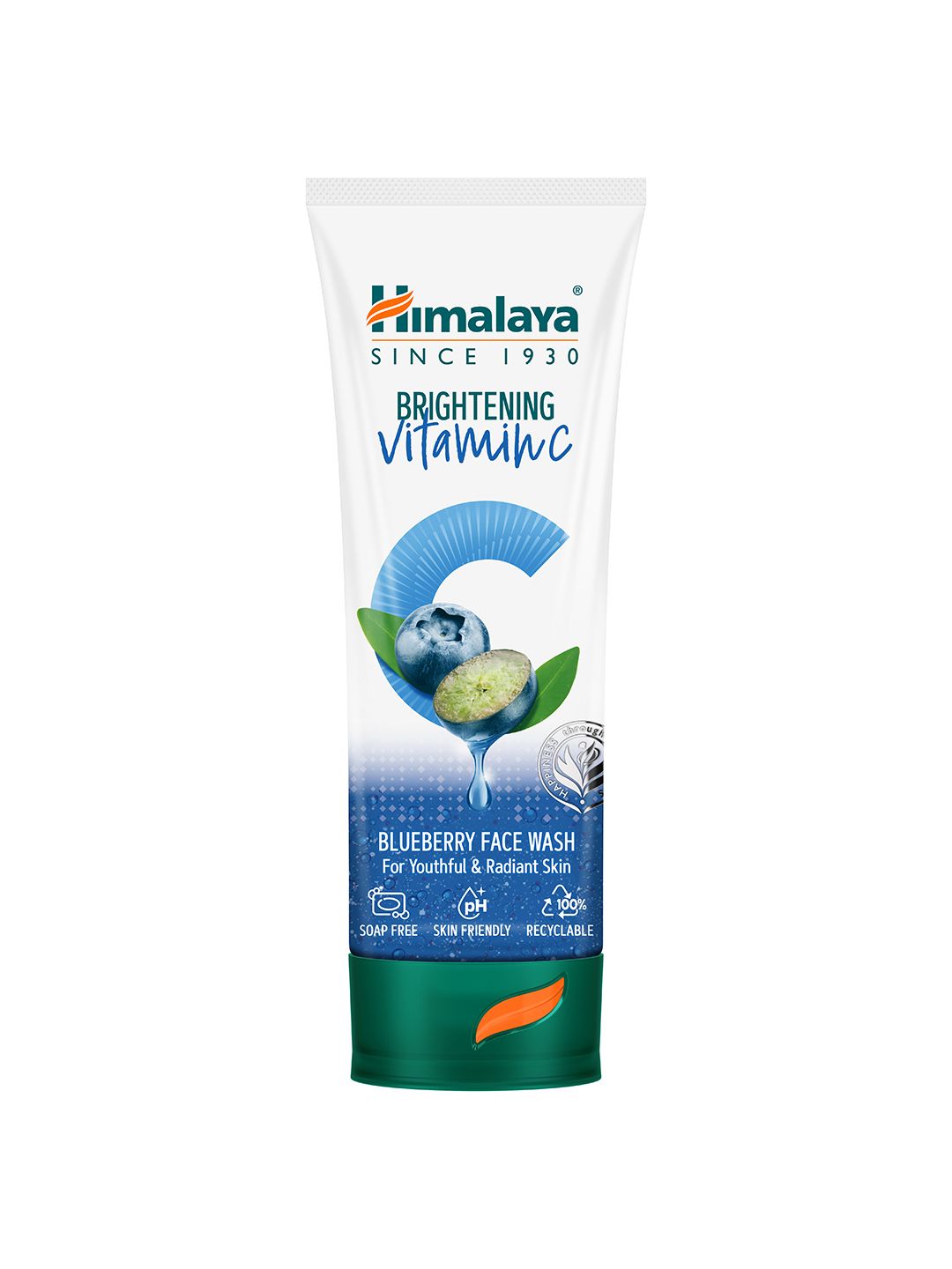 Himalaya Brightening Vitamin C Blueberry Face Wash for Youthful & Radiant Skin - 100 ml