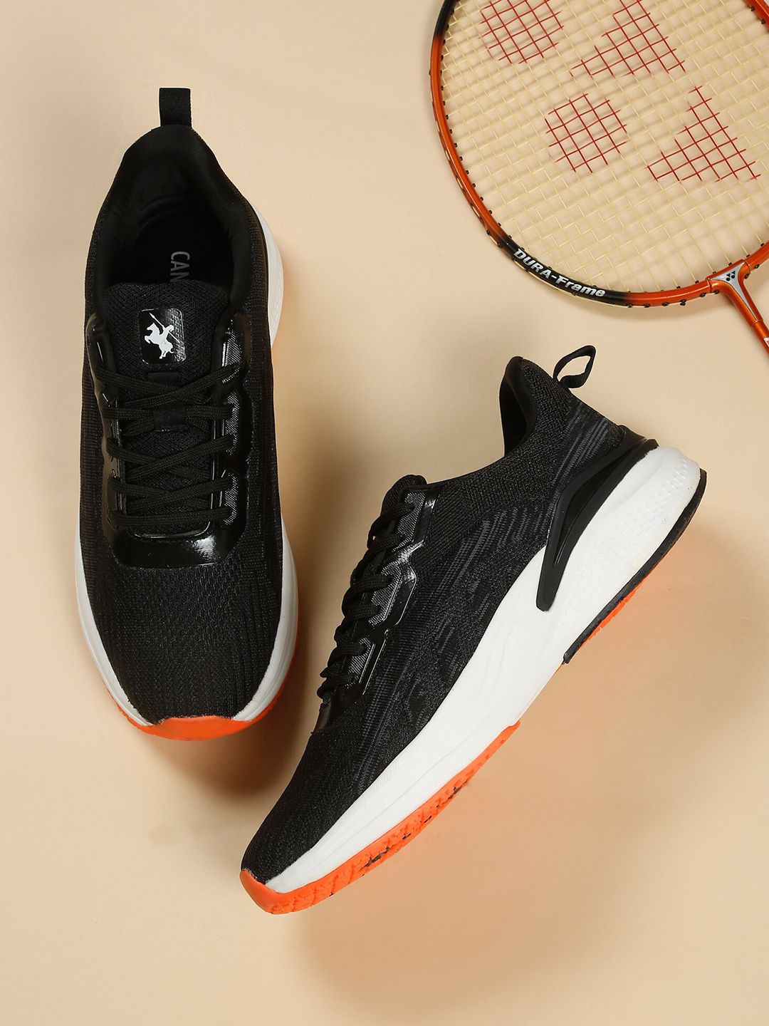 Cantabil Men Textured Lace-Up Training or Gym Shoes