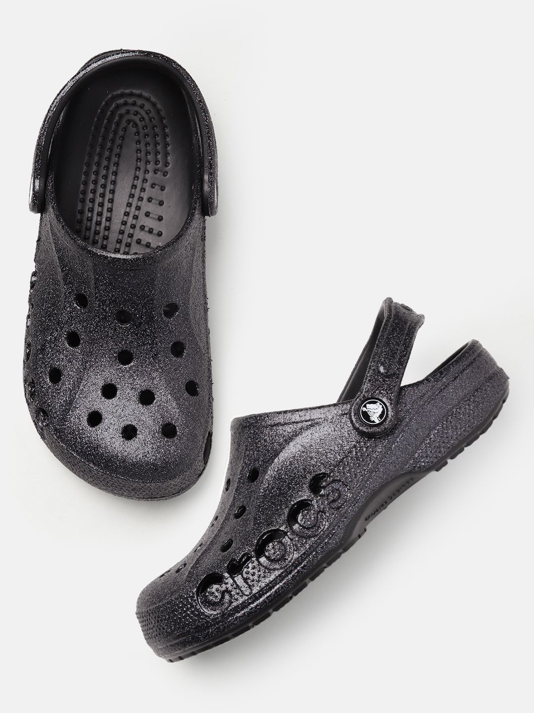 Crocs Unisex Baya Glitter Clogs