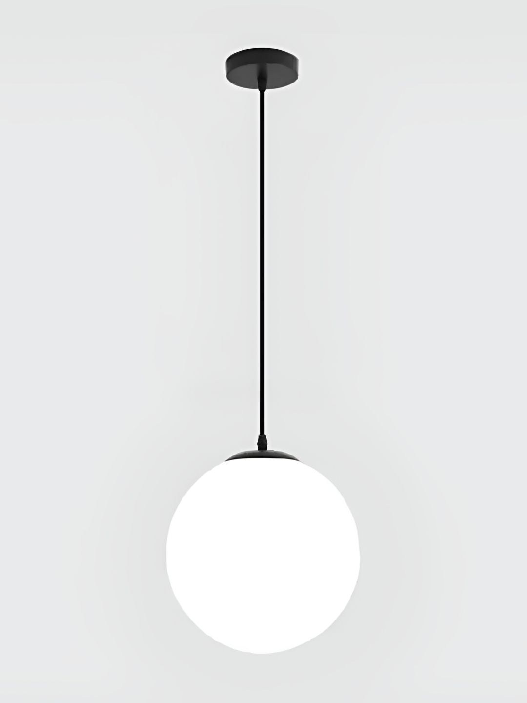 Areezo White & Black Glass Ceiling Lamp