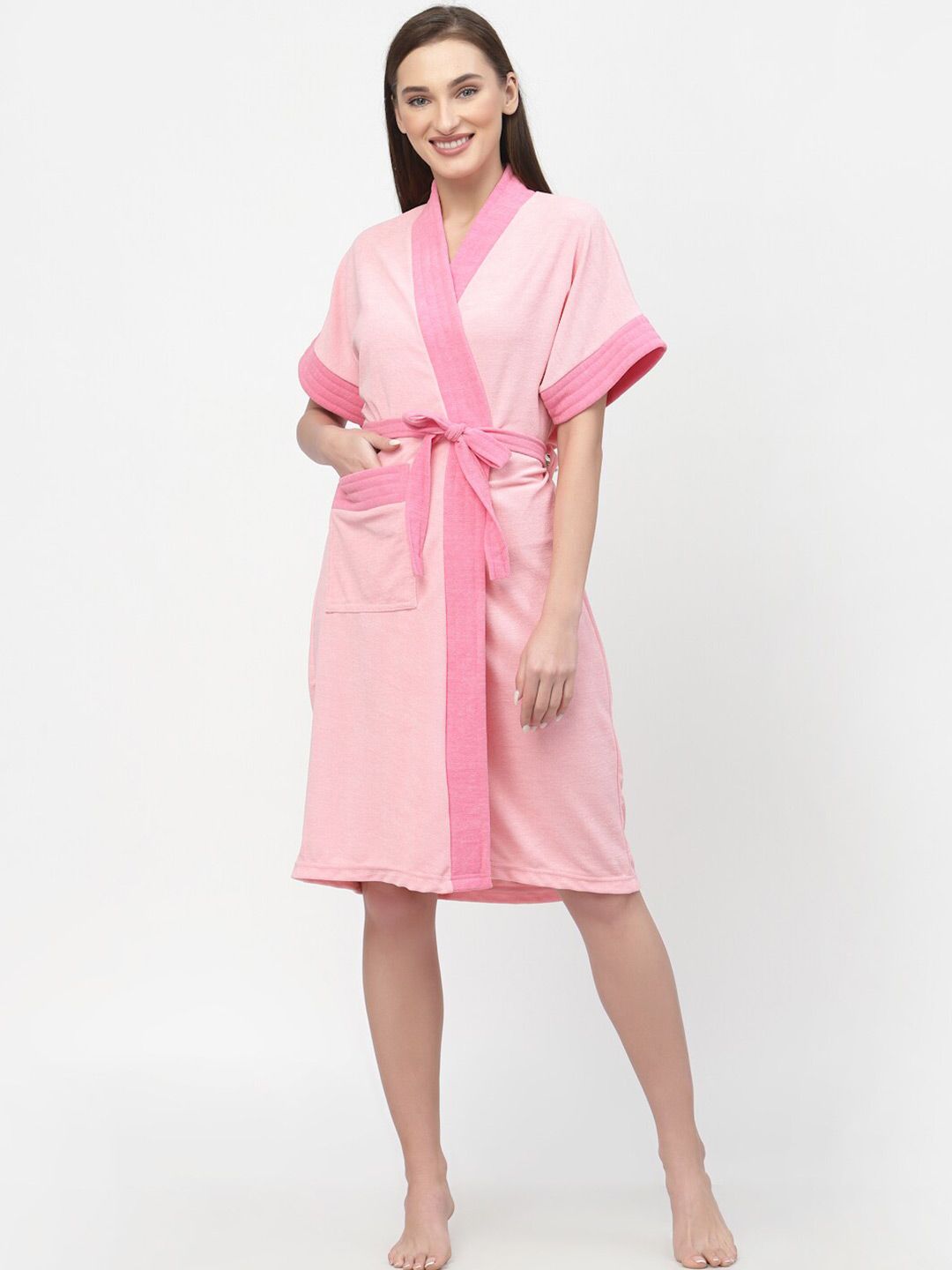 POORAK Pink Bath Robe