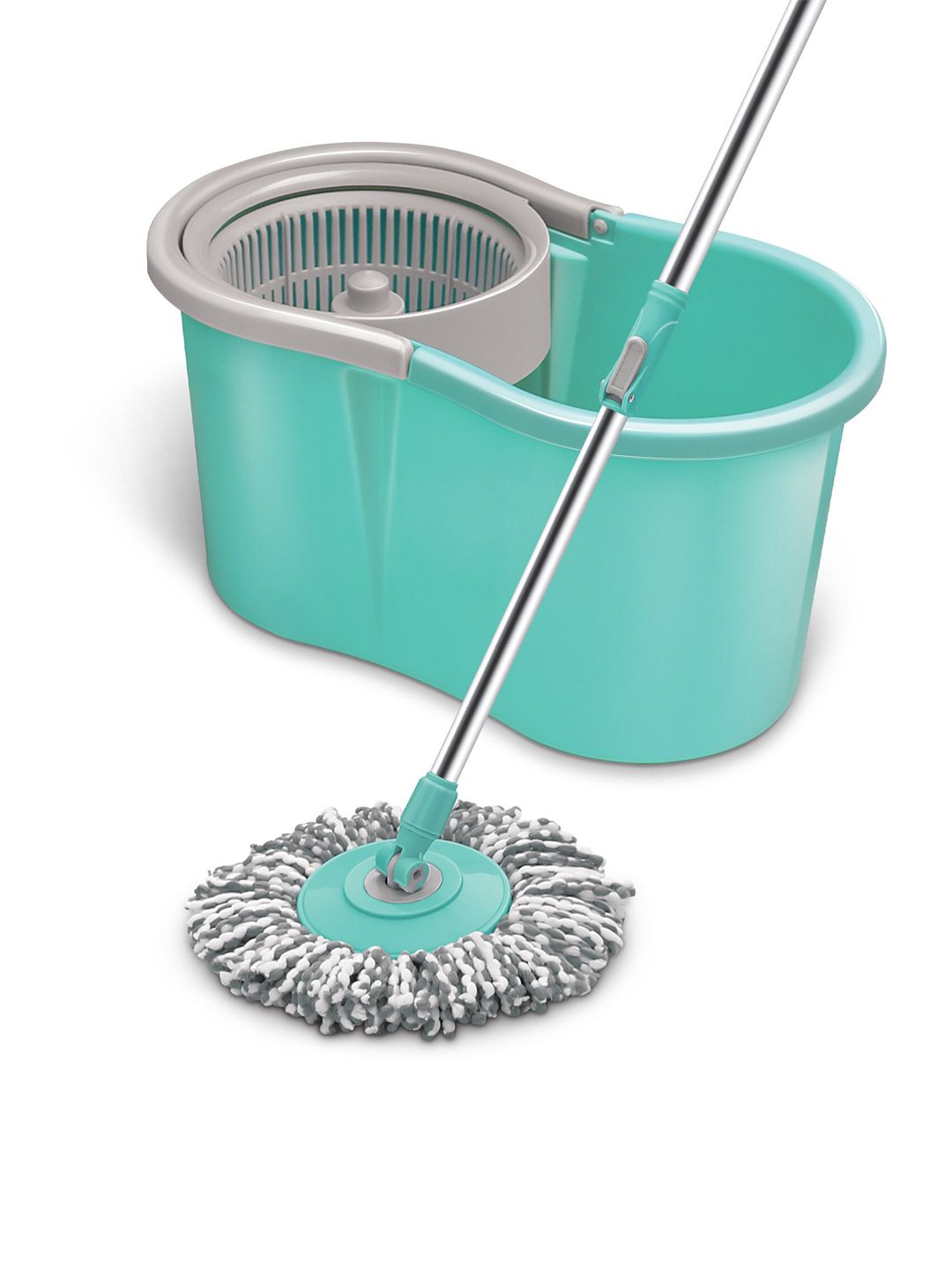 SPOTZERO by MILTON Mini Spin Mop Aqua Green