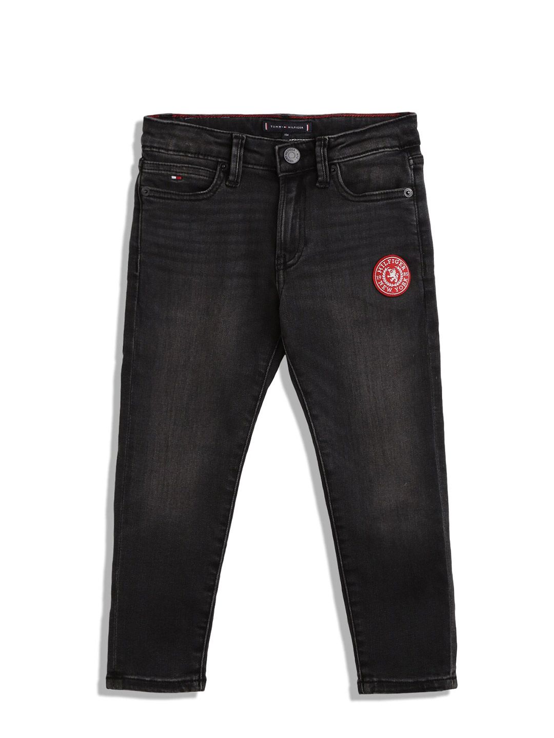 Tommy Hilfiger Boys Straight Fit Light Fade Jeans