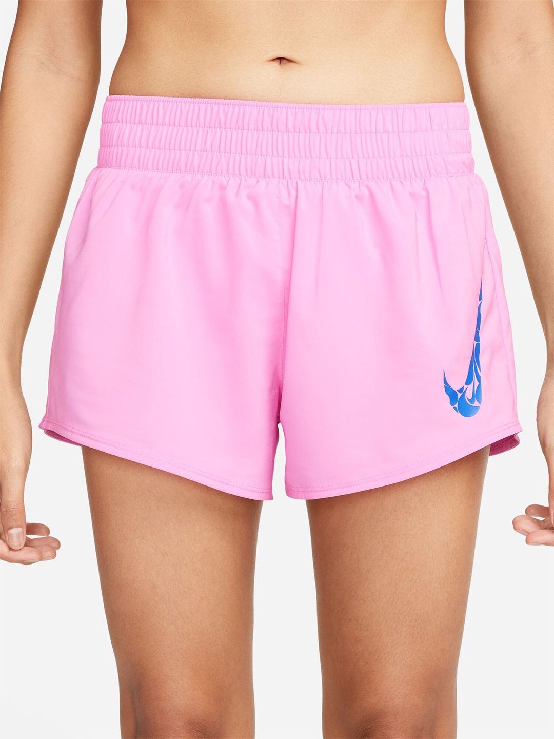Nike One Women Dri-FIT Mid-Rise 8cm (approx.) Brief-Lined Sports Shorts Price in India