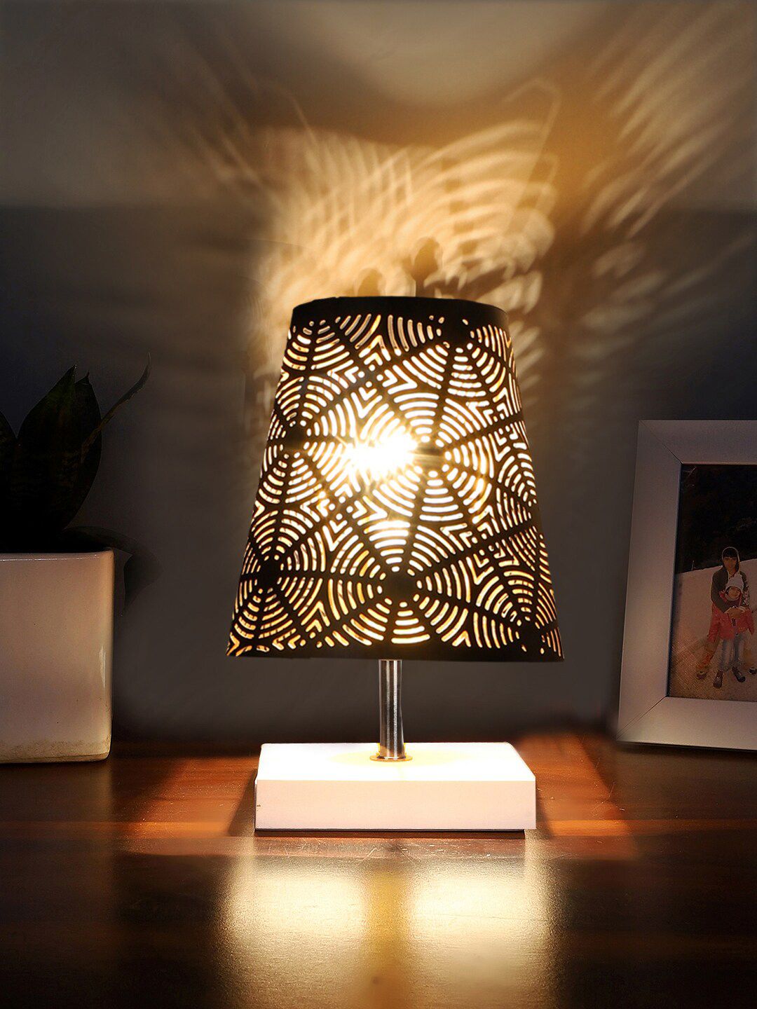 Buy Devansh Warm Yellow Metal Frustum Textured High Quality