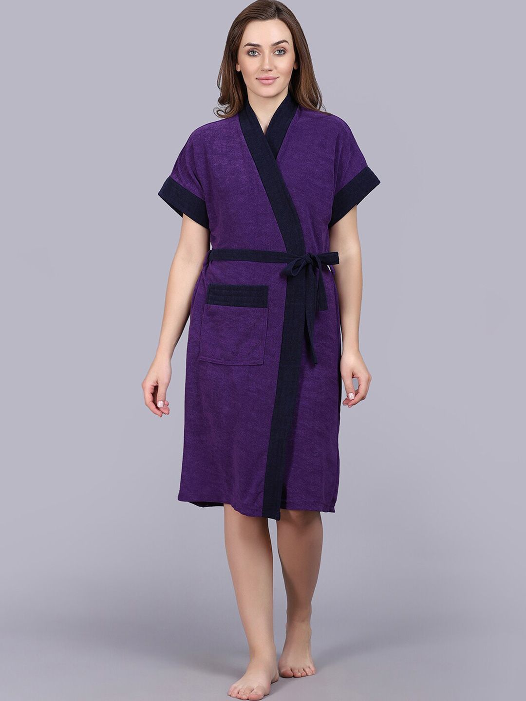 POORAK Women Terry Bath Robe