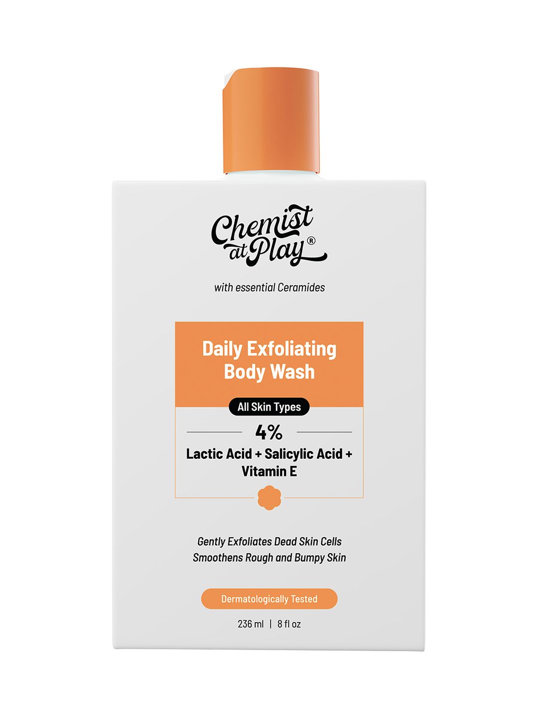 Chemist at Play Daily Exfoliating Body Wash With Vitamin E - 236ml