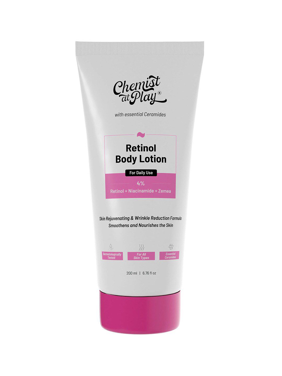 Chemist at Play Anti- Agieng Retinol Body Lotion Niacinamide & Zemea - 200ml