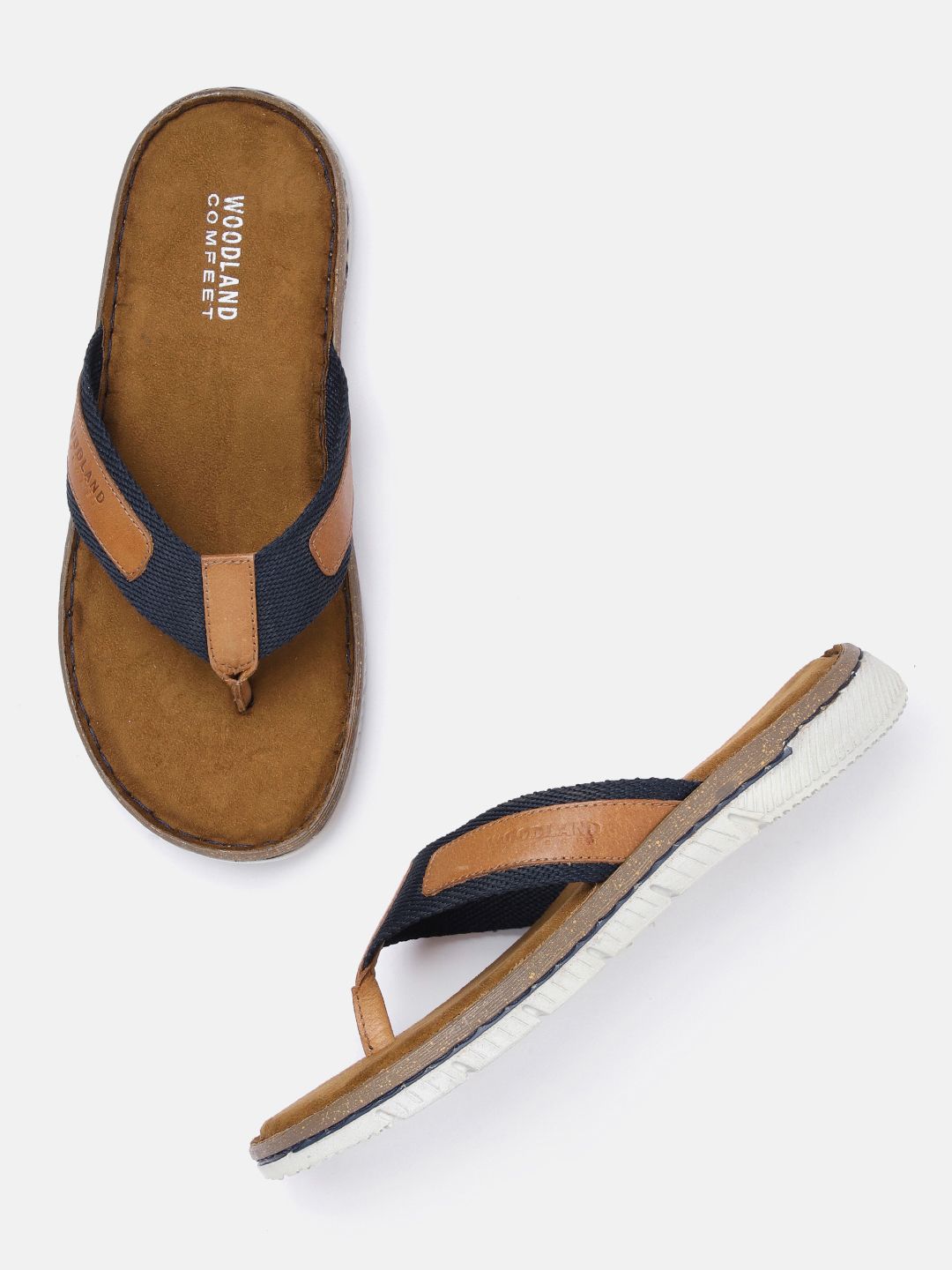 Woodland Men Leather Comfort Sandals