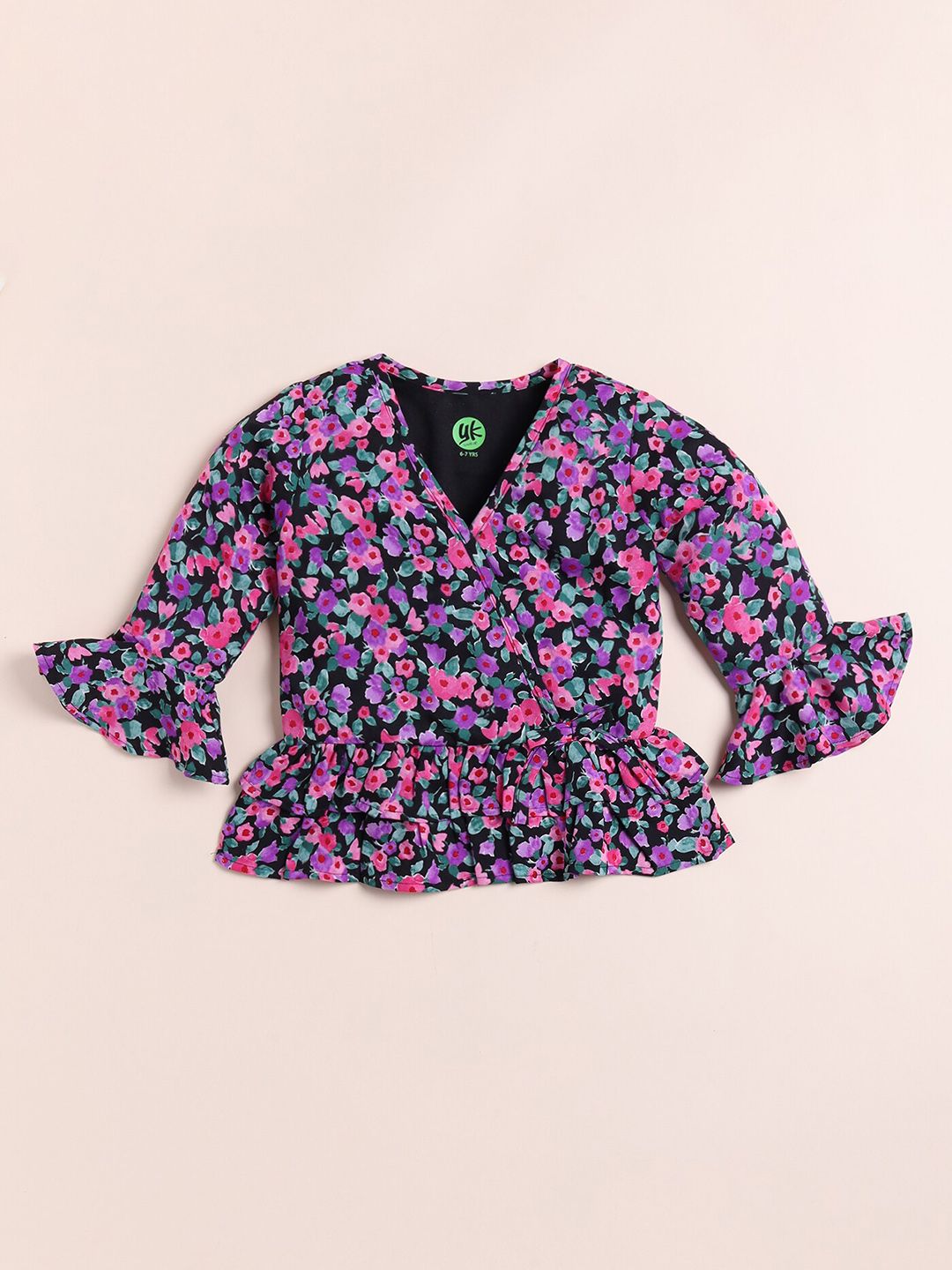 Buy YK Girls Printed Top with Trousers - Clothing Set for Girls