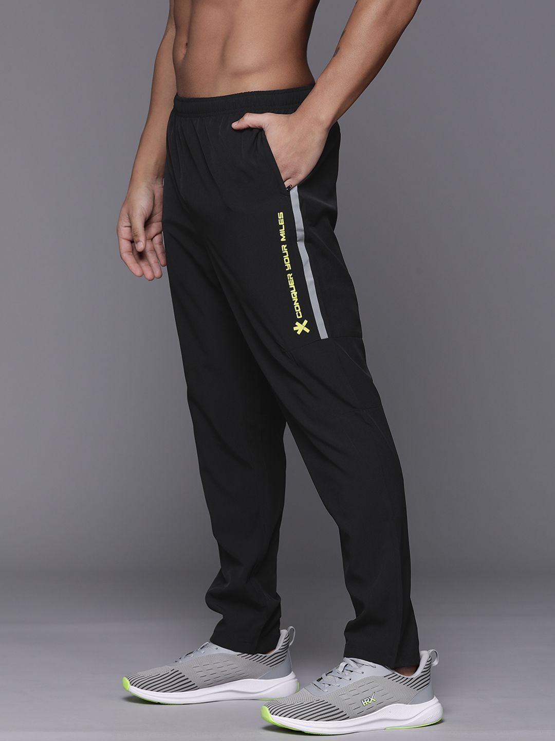 HRX by Hrithik Roshan Men Rapid-Dry Running Track Pants
