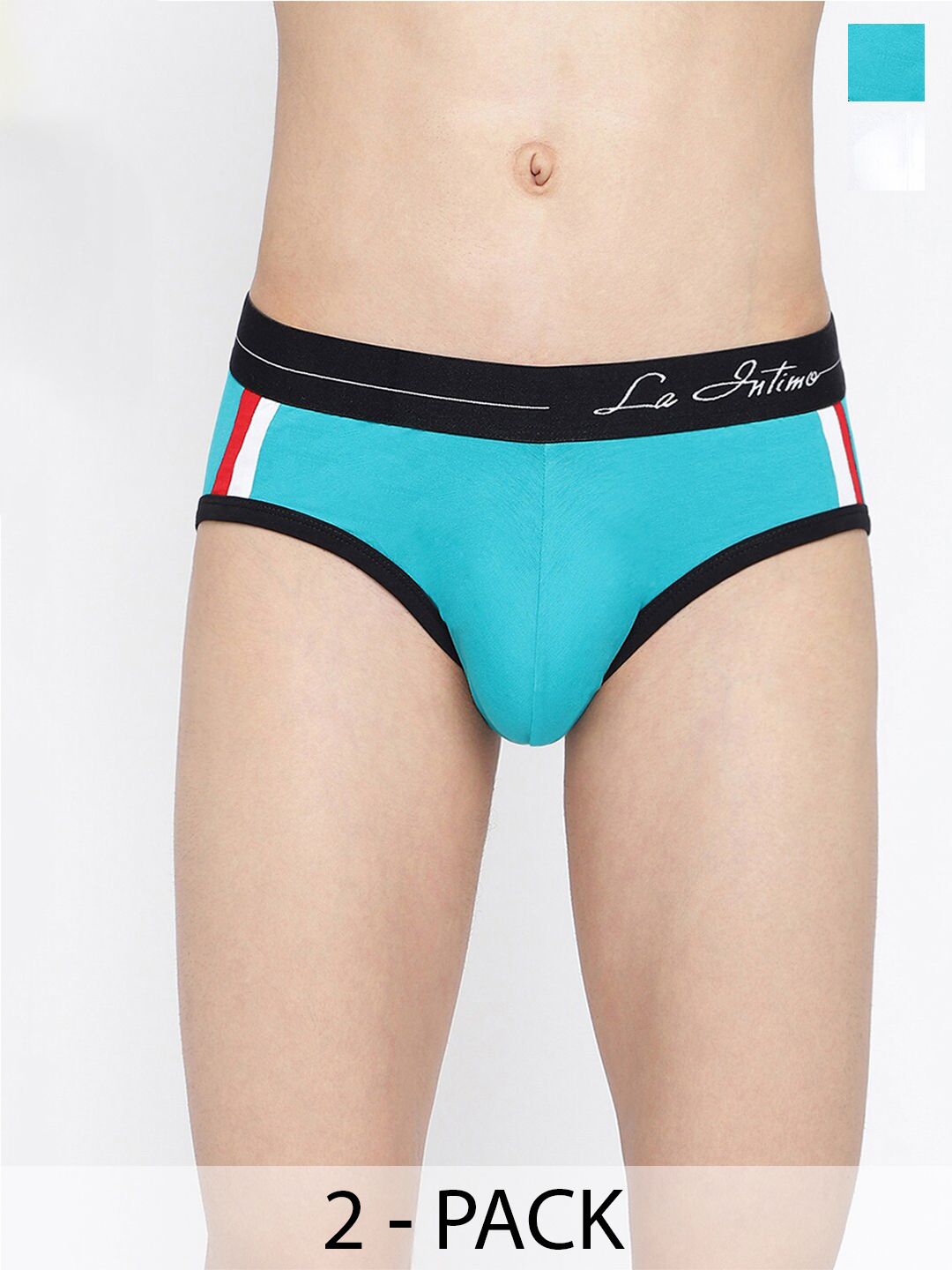 La Intimo Pack Of 3 Antimicrobial Basic Briefs LIBR030C