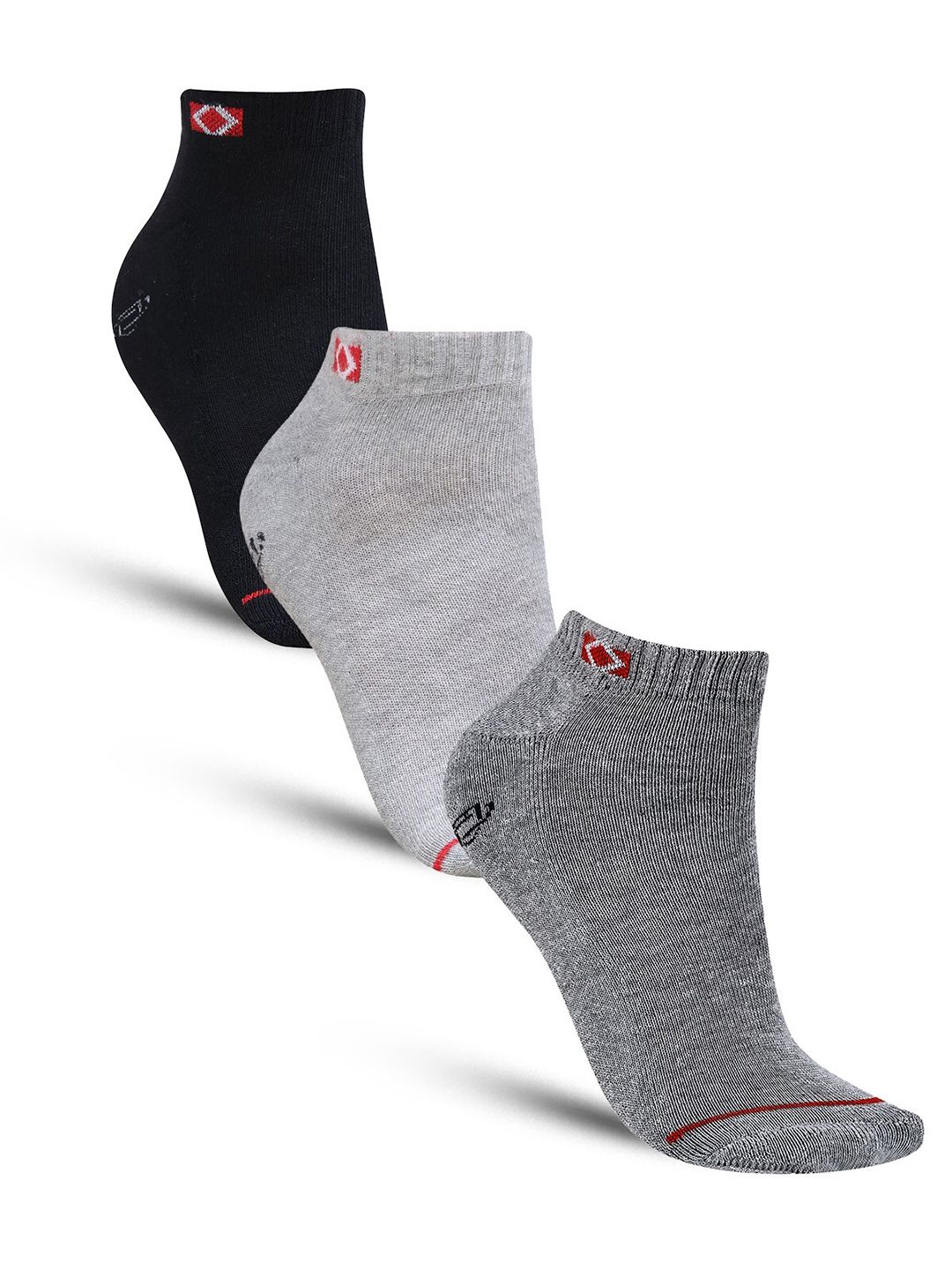 Dollar Socks Men Pack Of 3 Cotton Ankle Length Socks